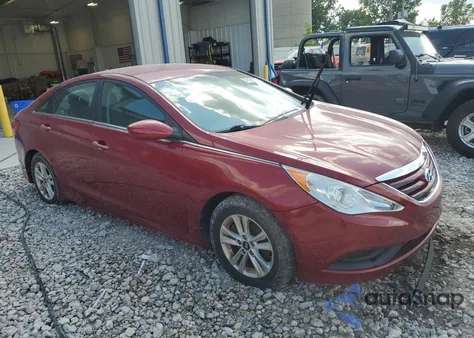 2014 Hyundai Sonata Gls z USA, uszkodzony, nr VIN 5NPEB4AC6EH837359